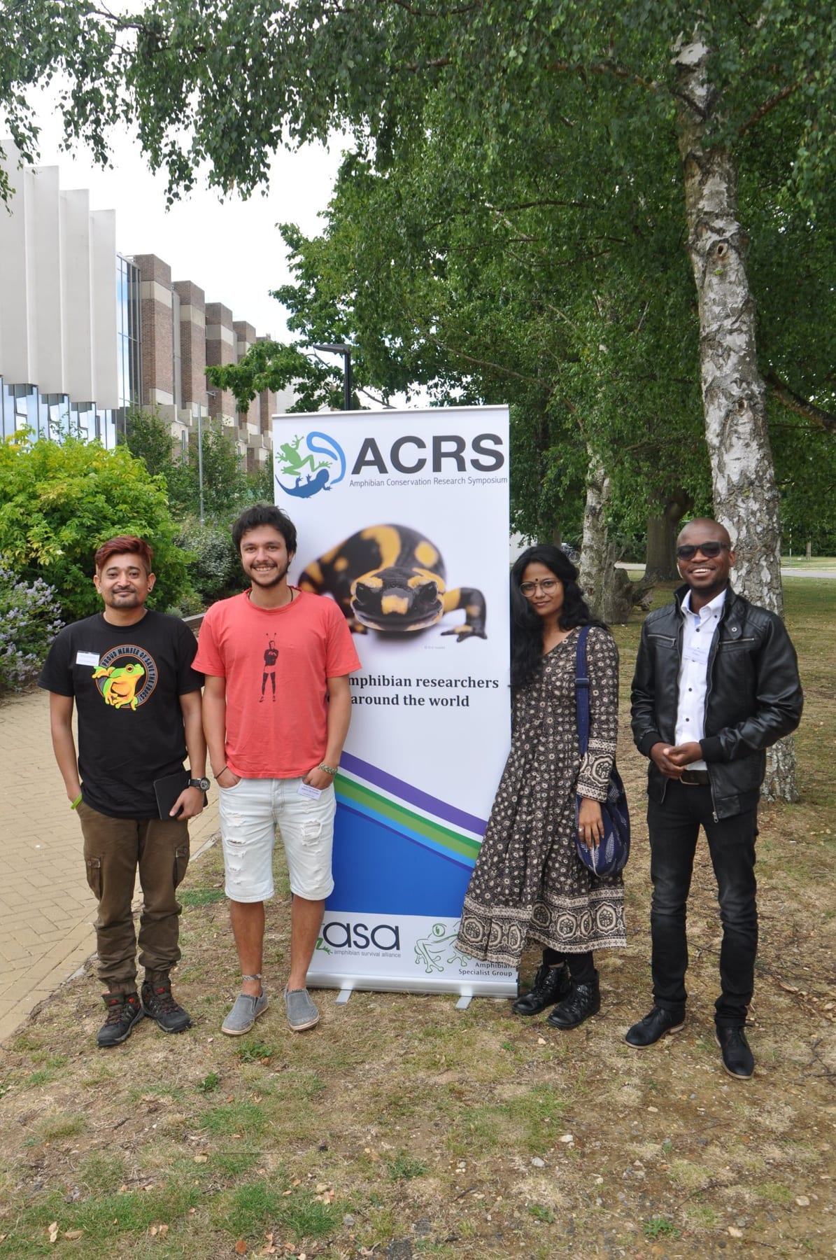 ACRS Future Leaders; Biraj Shretha, Luis Marin da Fonte, Sethu Parvathy and Fortunate PhakaPhoto credit: @AmphibianCon